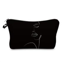 Estojo de maquiagem Deanfun pequeno à prova d'água para bolsa Mini