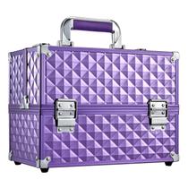 Estojo de Maquiagem FRENESSA - 6 Camadas, Roxo, 30cm Estojo de Maquiagem FRENESSA - 6 Camadas, Roxo, 30cm