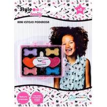 Estojo de Maquiagem Infantil Mini Poderosa Blush e Sombra My Style Beaty Menina 5 anos+