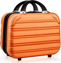 Estojo de maquiagem JzrTravel Hardshell Organizer de 14 polegadas