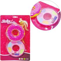 Estojo de maquiagem para boneca little beauty rosquinha - PD IMPEX