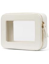 Estojo de maquiagem Popvibe Clear White Higiene Bag Travel Medium Estojo de maquiagem Popvibe Clear White Higiene Bag Travel Medium