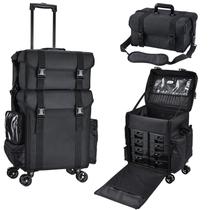 Estojo de maquiagem rolante Stagiant Professional de nylon macio Estojo de maquiagem rolante Stagiant Professional de nylon macio