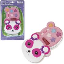 Estojo De Maquiagem Sombra + Batom Pincel Teen Marshmallow