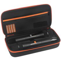 Estojo de microfone Kmise para 2 microfones portáteis sem fio EVA Hard