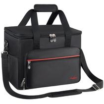 Estojo de microfone Musbeat para 8 microfones, bolsa de viagem com espuma