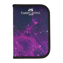 Estojo de Nylon Faber Castell Cosmic Porco Espinho C/18 Item - Faber-Castell