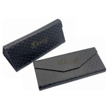 Estojo de óculos compacto triangular