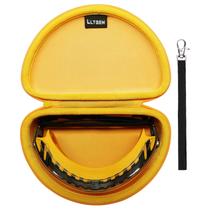 Estojo de óculos de segurança LTGEM para Dewalt DPG82 amarelo