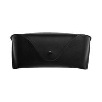 Estojo De Óculos De Sol Em Couro Leve E Durável, Protetor Rígido De Cor Sólida, Bolsa Para Óculos