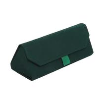 Estojo De Óculos De Sol Triangular De Veludo Para Mulheres E Homens, Elegante, Duro E Macio, Bolsa