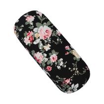Estojo De Óculos Retro Floral Para Mulheres, Protetor De Óculos De Tecido Impresso, Caixa De