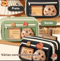 Estojo De Papelaria Elegante Capivara Porta-lápis Estojo De Papelaria Elegante Capivara Porta-lápis