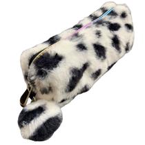 Estojo De Pelúcia 1 Zíper com Pompom - Daterra