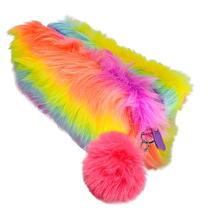 Estojo De Pelúcia 1 Zíper com Pompom - Daterra