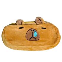 Estojo de Pelúcia Capivara Fofa Com Ziper Modelos Sortidos