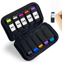 Estojo de pen drive JBOS Bolsa de armazenamento USB com 10 slots de neoprene Estojo de pen drive JBOS Bolsa de armazenamento USB com 10 slots de neoprene