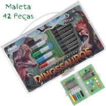 Estojo de Pintura com 42 Peças - Tema Dinossauros Magic