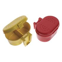 Estojo de plástico para massas e iscas