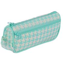 Estojo de plastico pvc tecido de poliester