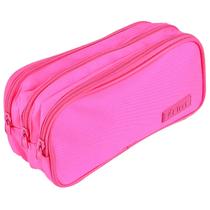 Estojo de plastico pvc tecido de poliester