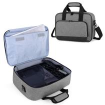 Estojo de projetor Luxja com capa protetora para laptop cinza Estojo de projetor Luxja com capa protetora para laptop cinza