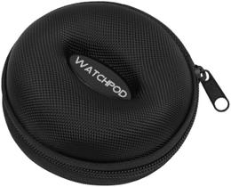 Estojo de relógio WATCHPOD Travel Single com zíper 50 mm preto Estojo de relógio WATCHPOD Travel Single com zíper 50 mm preto