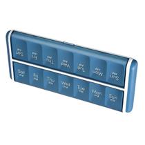 Estojo de Remedio Comprimido Capsula Pilula Organizador Semanal Divisoria Bolsa Mala Viagem Portatil Seguro Resistente Estojo de Remedio Comprimido Capsula Pilula Organizador Semanal Divisoria Bolsa Mala Viagem Portatil Seguro Resistente