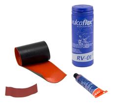 Estojo De Remendo A Frio Vulcaflex Rv-01 Câmara De Ar Bike