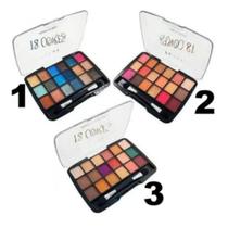 Estojo de Sombras 18 cores - Vivai COR:1, Estojo de Sombras 18 cores - Vivai COR:1,