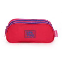 Estojo de Tecido UP4YOU 2 Zíperes PINK