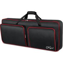 Estojo de teclado SNIGJAT de 49 teclas macio à prova d'água com bolsos Estojo de teclado SNIGJAT de 49 teclas macio à prova d'água com bolsos