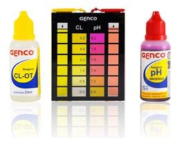 Estojo De Testes De Cloro e PH Para Piscinas CL/PH Genco