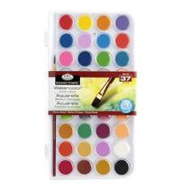 Estojo de Tinta Aquarela em Pastilha Royal & Langnickel Watercolor Artist Cakes 37 Unidades - Wac-15 Estojo de Tinta Aquarela em Pastilha Royal & Langnickel Watercolor Artist Cakes 37 Unidades - Wac-15