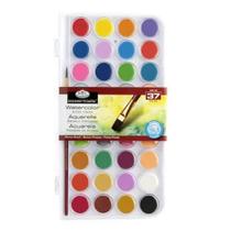 Estojo de Tinta Aquarela em Pastilha Royal & Langnickel Watercolor Artist Cakes 37 Unidades - Wac-152