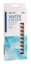 Estojo De Tinta Aquarela Sinoart 12 Cores De 12ml