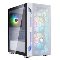 Estojo de torre Micro-ATX SilverStone FARA H1M PRO branco com vidro Estojo de torre Micro-ATX SilverStone FARA H1M PRO branco com vidro