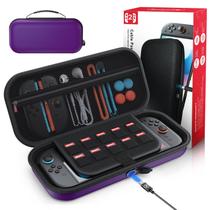 Estojo de Transporte Auarte Switch 2 30x15x5cm com 10 Slots para Jogos