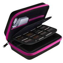 Estojo de transporte AUSTOR para Nintendo New 3DS XL preto+rosa Estojo de transporte AUSTOR para Nintendo New 3DS XL preto+rosa