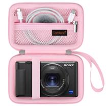 Estojo de transporte Canboc para câmera digital Sony ZV-1 rosa