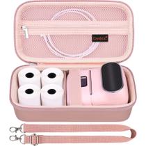 Estojo de Transporte Canboc para Impressora de Etiquetas Phomemo M110/A30 - Rose Gold Estojo de Transporte Canboc para Impressora de Etiquetas Phomemo M110/A30 - Rose Gold