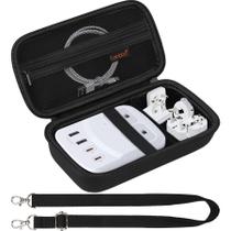 Estojo de transporte Canboc para kit de adaptador de plugue Ceptics International Estojo de transporte Canboc para kit de adaptador de plugue Ceptics International