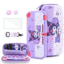 Estojo de transporte + capa protetora + protetor de tela para Switch Lite