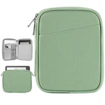 Estojo de transporte com capa Vinabilia para Kindle verde de 6-7 polegadas