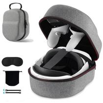 Estojo de transporte COOWPS para Oculus Quest 2/Meta Quest 3/Vision Pro Estojo de transporte COOWPS para Oculus Quest 2/Meta Quest 3/Vision Pro