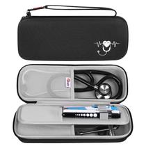 Estojo de transporte de estetoscópio Opoway para 3M Littmann Black