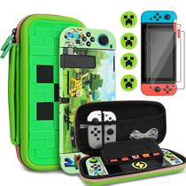 Estojo de transporte e acessórios para Switch TikoDirect Green