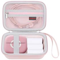 Estojo de transporte Elonbo para Huijutchen/Cabaro Mini Printer Pink