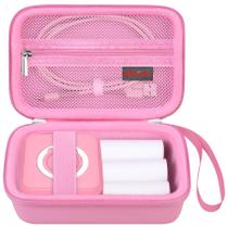 Estojo de transporte Elonbo para Huijutchen/Cabaro Mini Printer Pink Estojo de transporte Elonbo para Huijutchen/Cabaro Mini Printer Pink