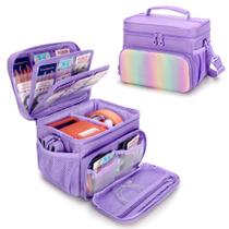 Estojo de transporte GRAOSO para Yoto Player de 3ª geração, porta-cartões, roxo Estojo de transporte GRAOSO para Yoto Player de 3ª geração, porta-cartões, roxo